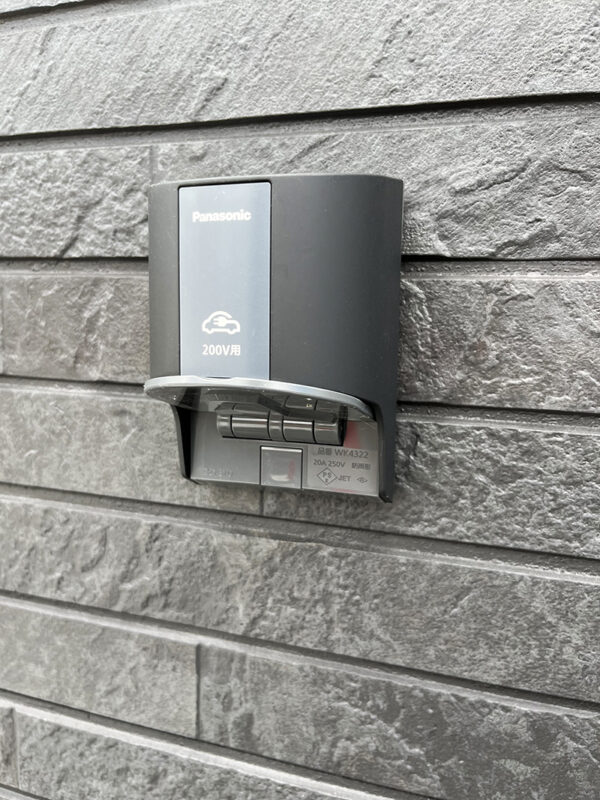 EV・PHEV充電用 屋外コンセント（イメージ写真です）