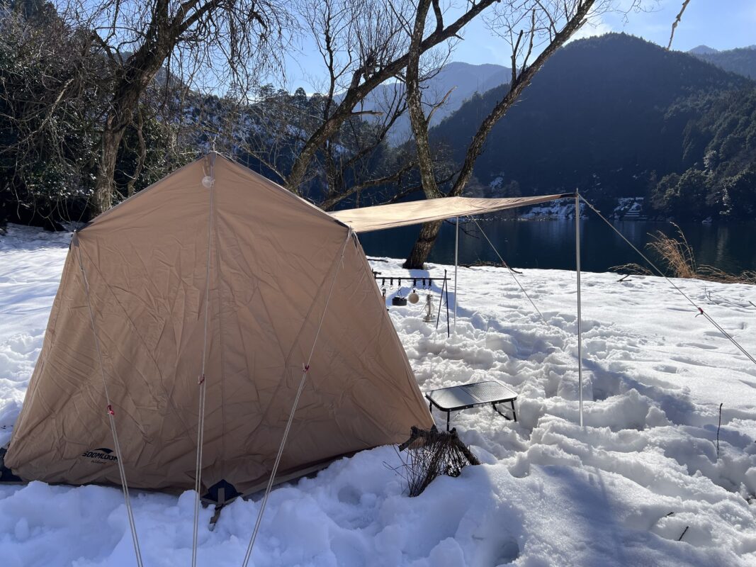 アウトドア☆バカが贈る雪中キャンプ 〜東近江市山中にて〜