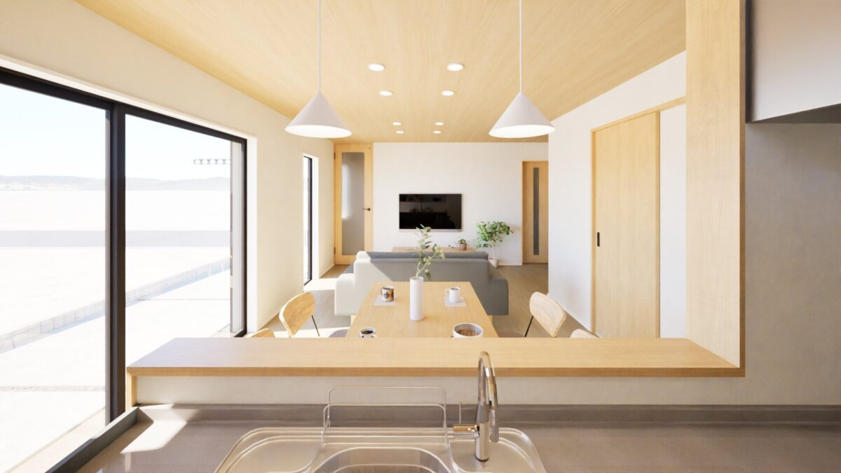 家具＆家電の設置イメージ（CGパース）