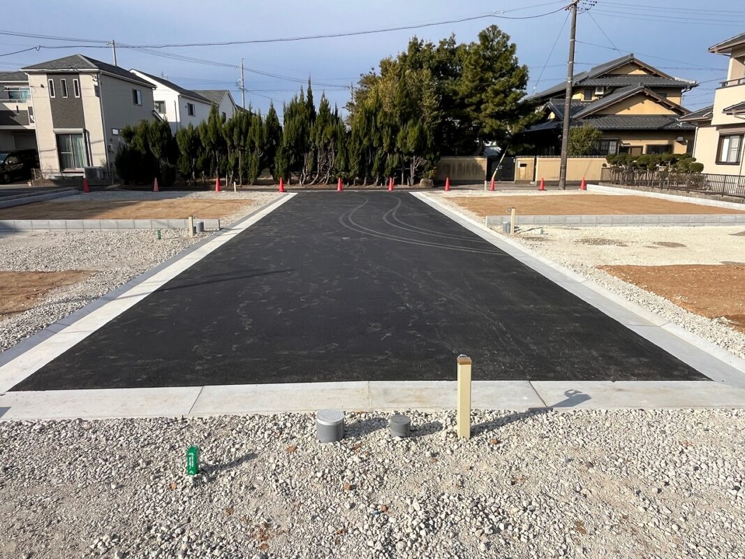 分譲地の造成工事