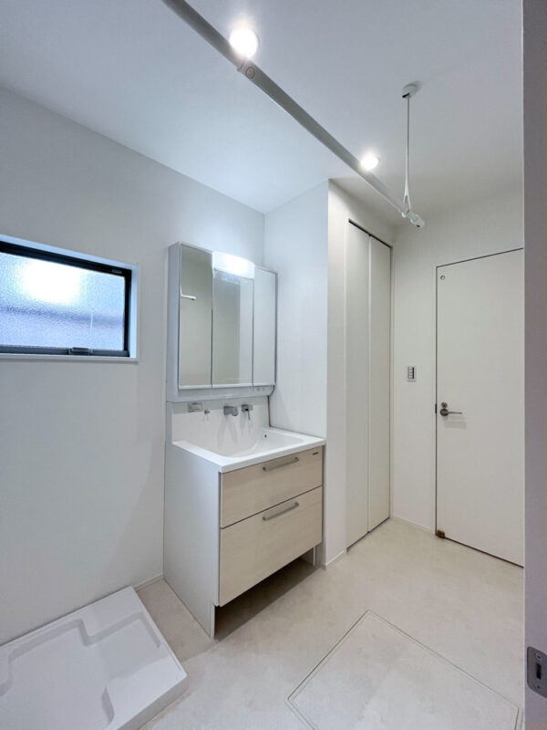 約３帖の家事ラク洗面室