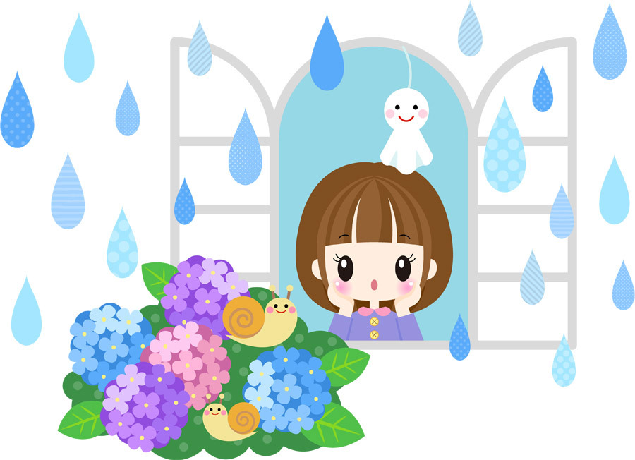 梅雨がやってきました。