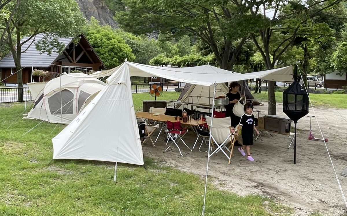 ラーケーションで夏本番前のキャンプ