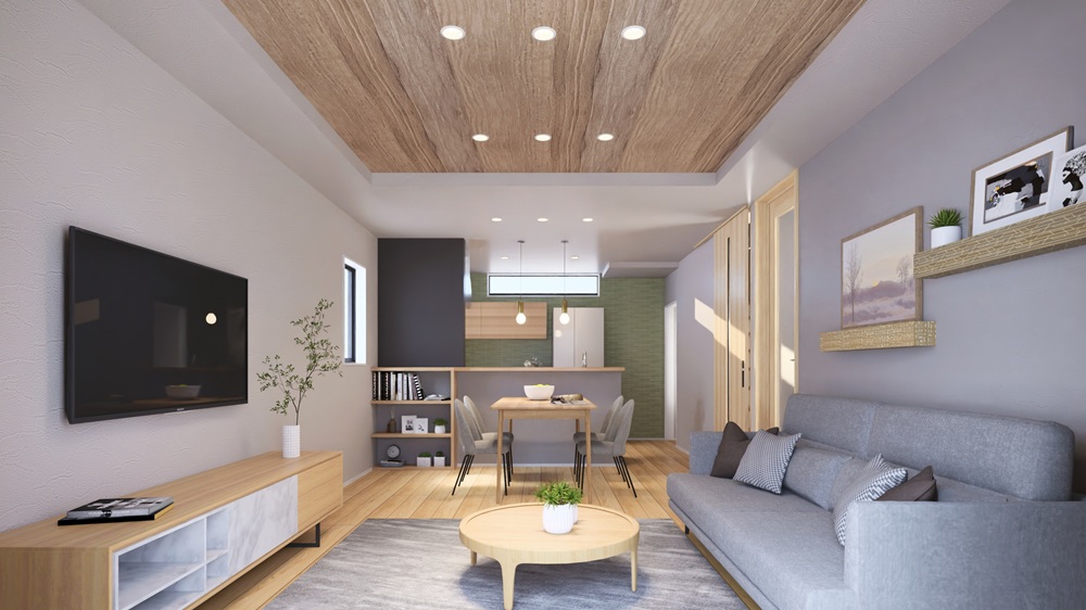 家具＆家電の設置イメージ（CGパース）