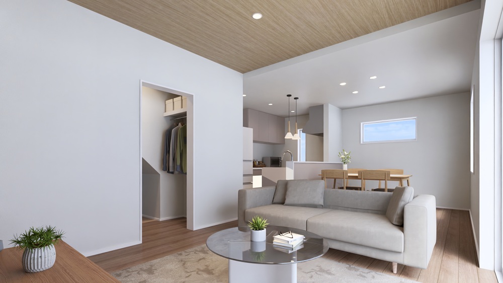 家具＆家電の設置イメージ（CGパース）