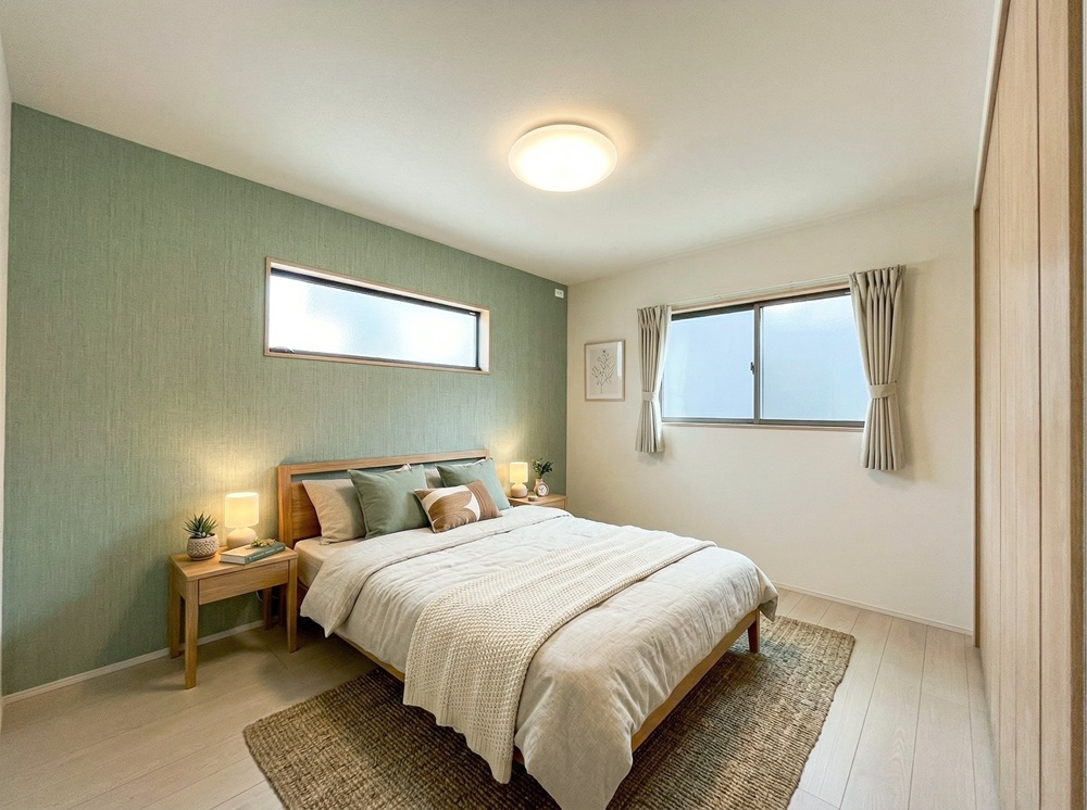 主寝室はゆとりある2.7ｍの収納あり