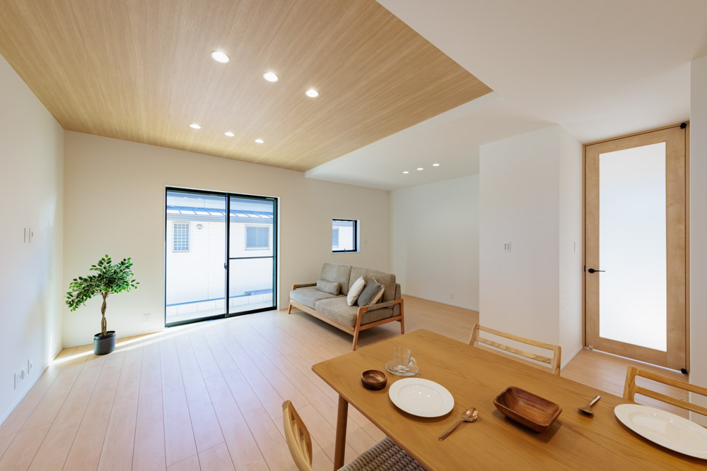 間仕切りができる 20.3 帖のLDK