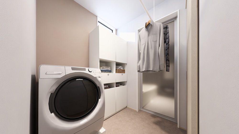 プライバシーに配慮◎洗面室と間取りを分けた脱衣室