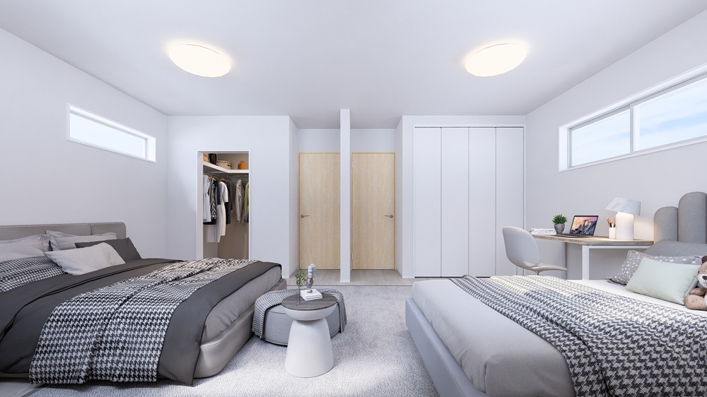 ２部屋続きの洋室＆主寝室