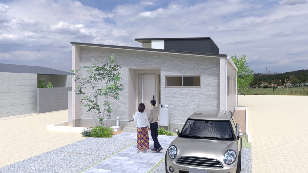 宅配ボックス/駐車場土間コンクリート