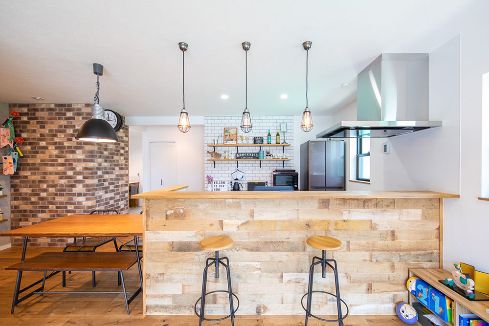 ニューヨークのカフェを思わせる洗練の家