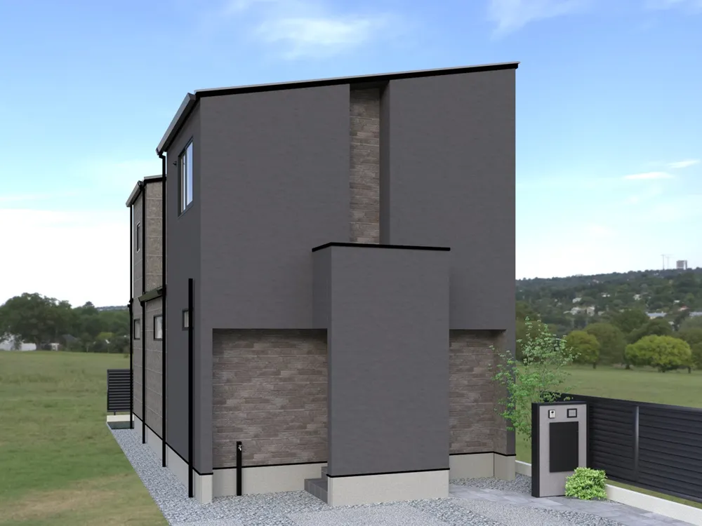 湯山町モデルハウス外観