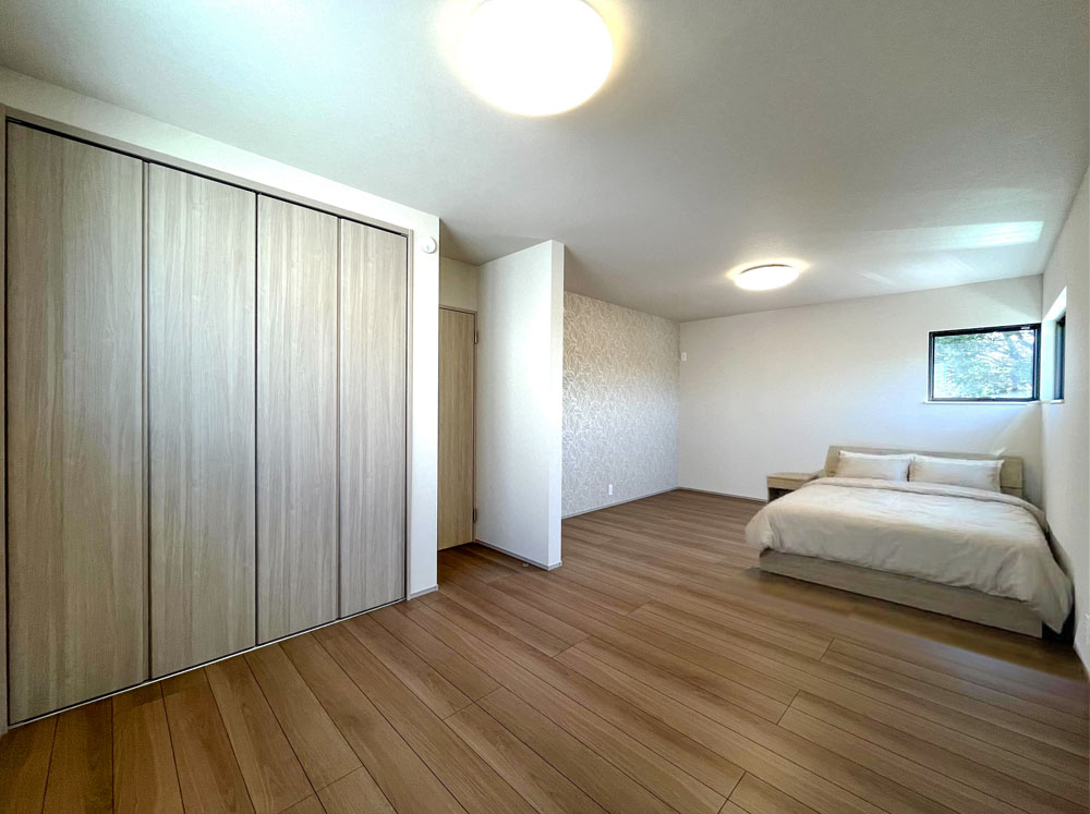 ライフスタイルに合わせて変化◎間仕切り可能な主寝室＆洋室