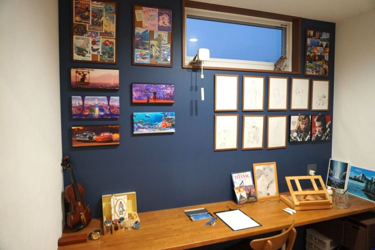 藤田家の書斎アレンジ