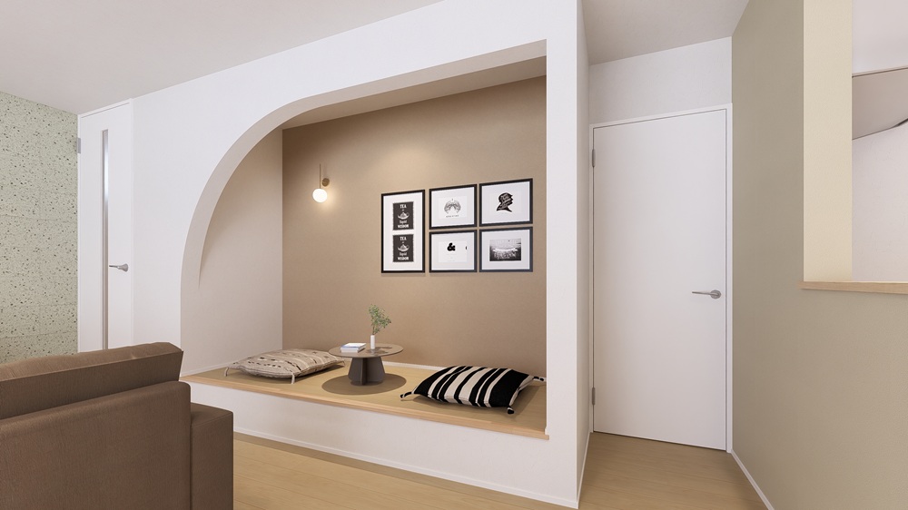 LDK の隠れ家ヌック (小上がりスペース)