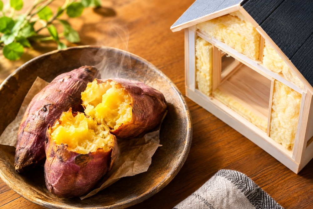 焼き芋と断熱の意外な共通点